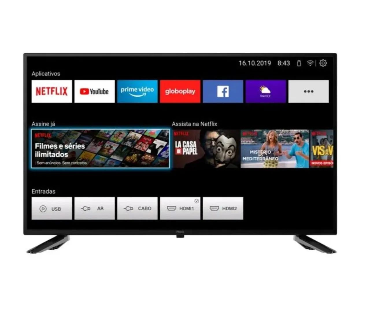 Vendo tv smartv 32 polegadas nova