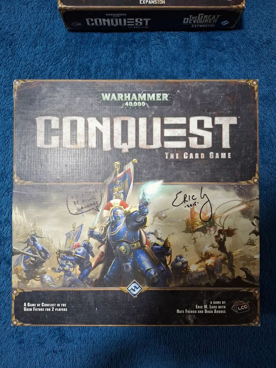 Warhammer 40k conquest lcg - Core set + expansão The great devourer + 12 War Packs