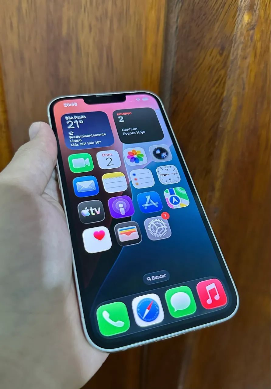 iPhone 14 128GB Branco  - Foto 2