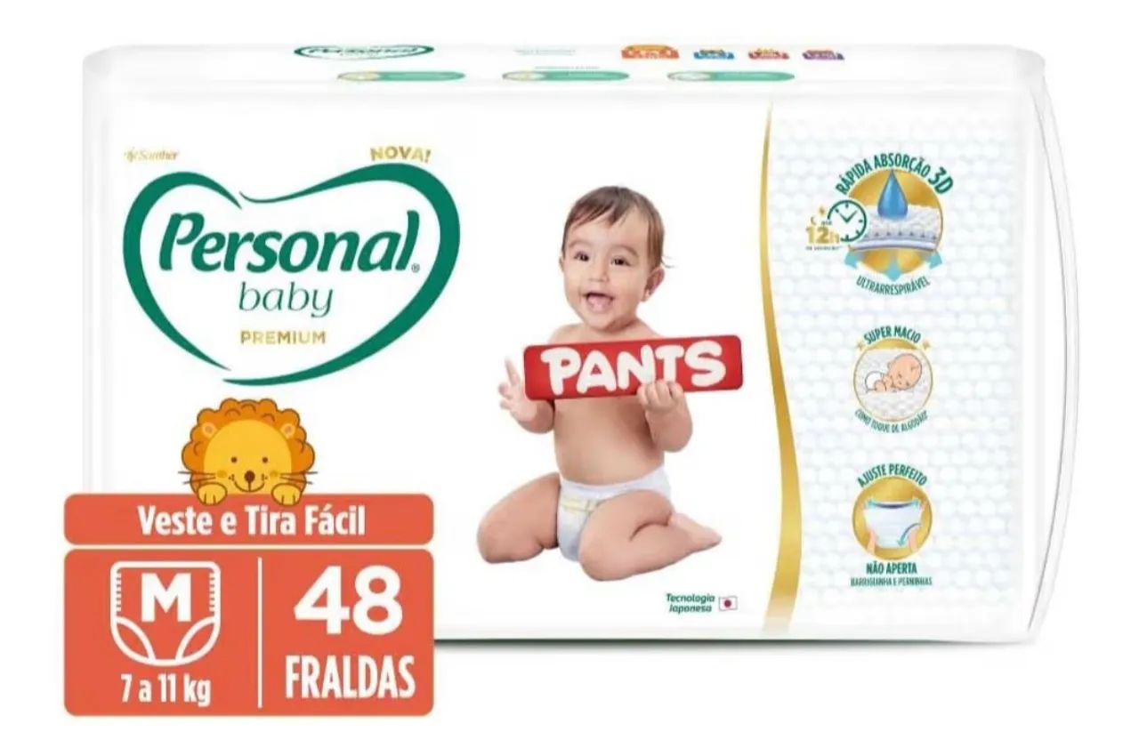 Fralda Personal Tamanho M
