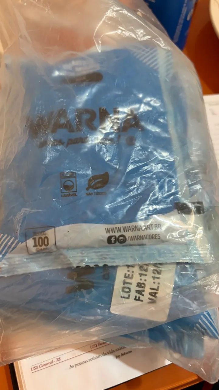 Pô de chá revelação azul 
