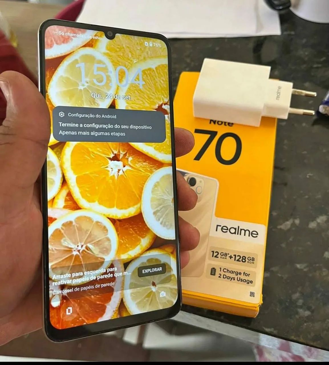 Realme Note 70 128GB / 12 RAM - NOVO
