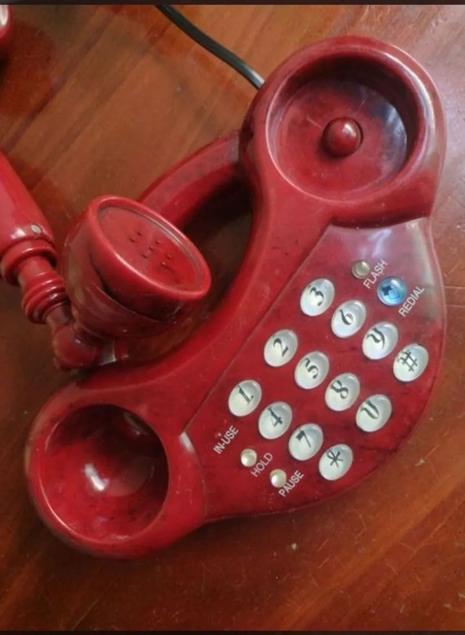 Telefone retrô vintage funcionando - Foto 4