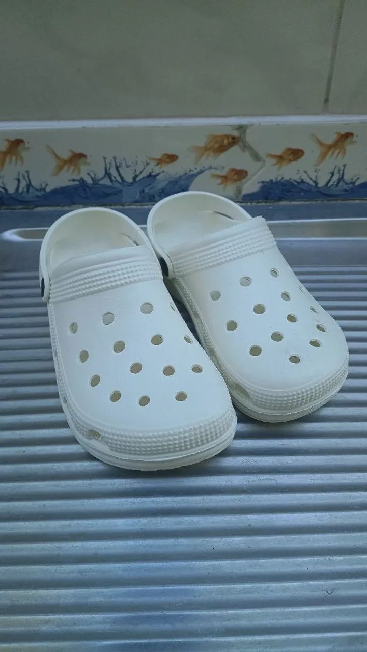 Babuche / Crocs Branca