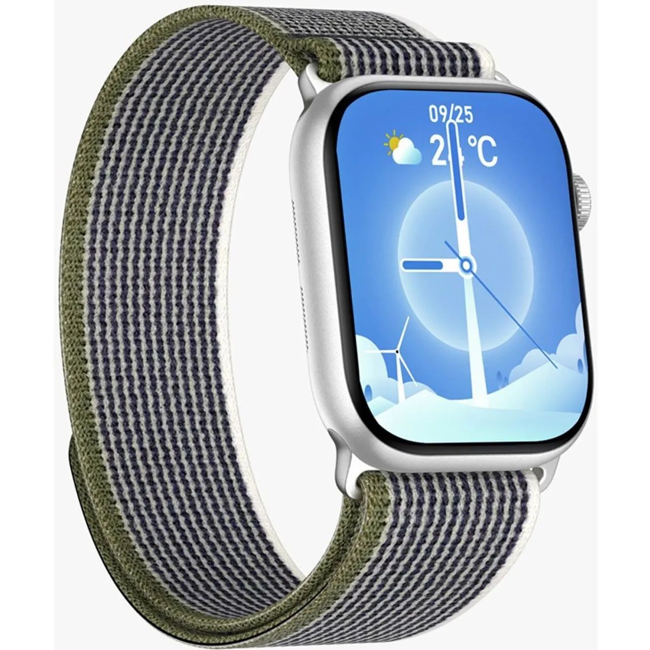 Smartwatch Aurafit Série 10 A11 Pro IP68 46mm Prata E-BI - Foto 2