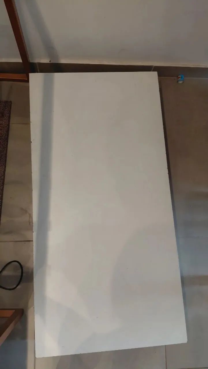 Base Tablado Para Manequim Vitrine MDF Branco 60x170cm - Foto 3