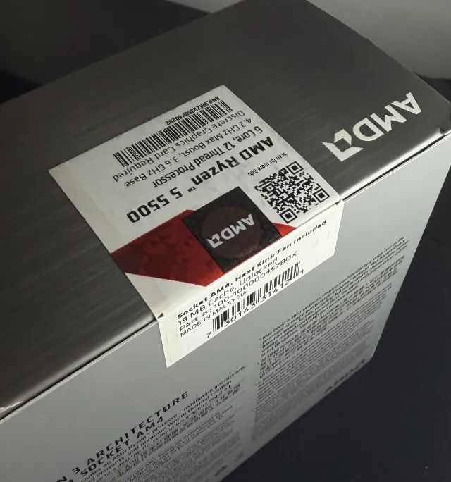 Processador AMD Ryzen 5 5500 + Cooler Box Original (LACRADO!) - Foto 5