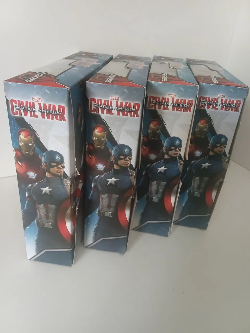 LOTE 4 PERSONAGENS MARVEL CAP. AMÉRICA  - Foto 2