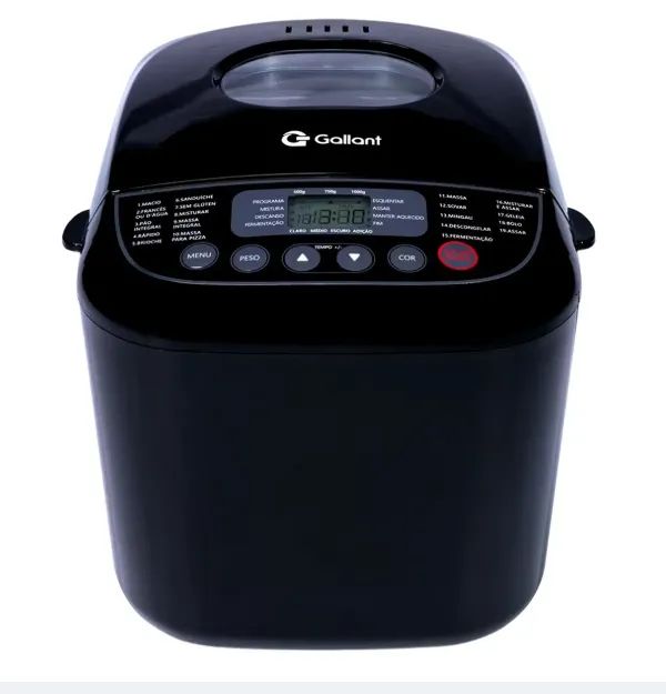Panificadora 19 Programas Gallant 600w 220v Preta (Nova) - Foto 5