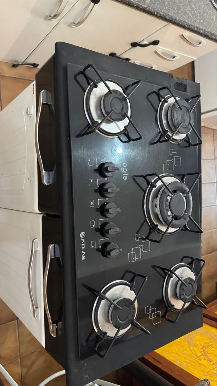 Cooktop 5 bocas com balcão inox  - Foto 4