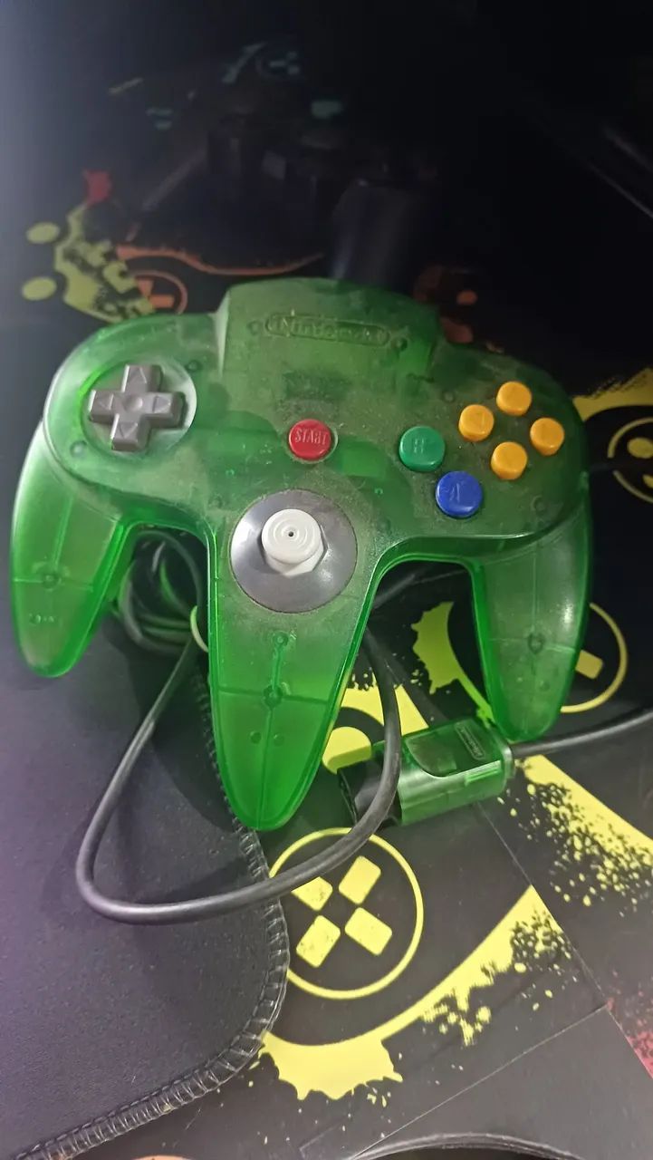 Controle n64 traslucido 