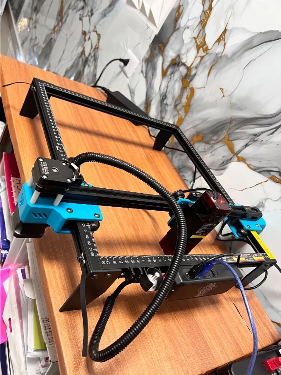 MÁQUINA DE GRAVAÇÃO E CORTE À LASER TTS 10 PRO E EIXO ROTATIVO - Foto 2