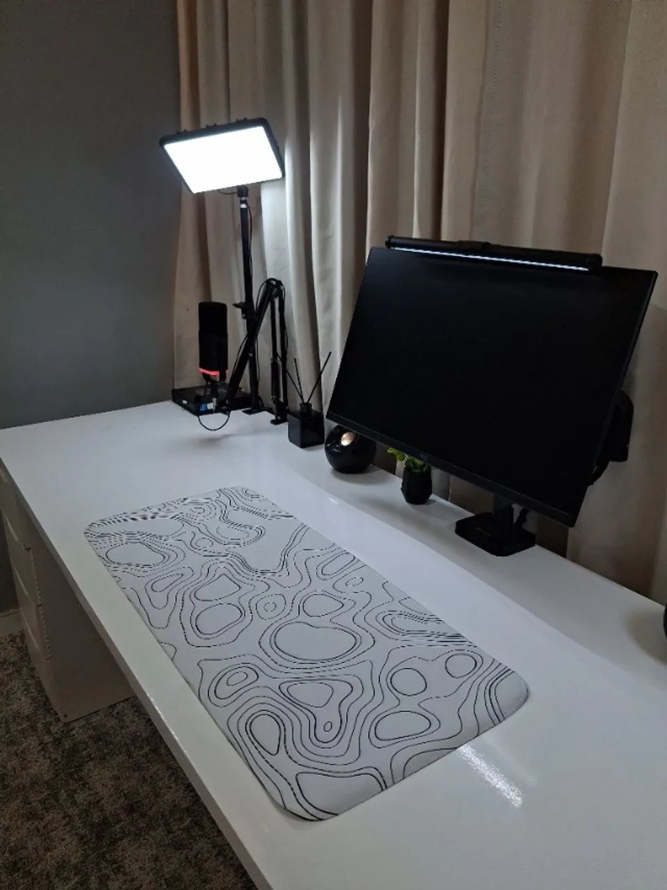 Mousepad Branco - Setup Clean e Elegante - Foto 2