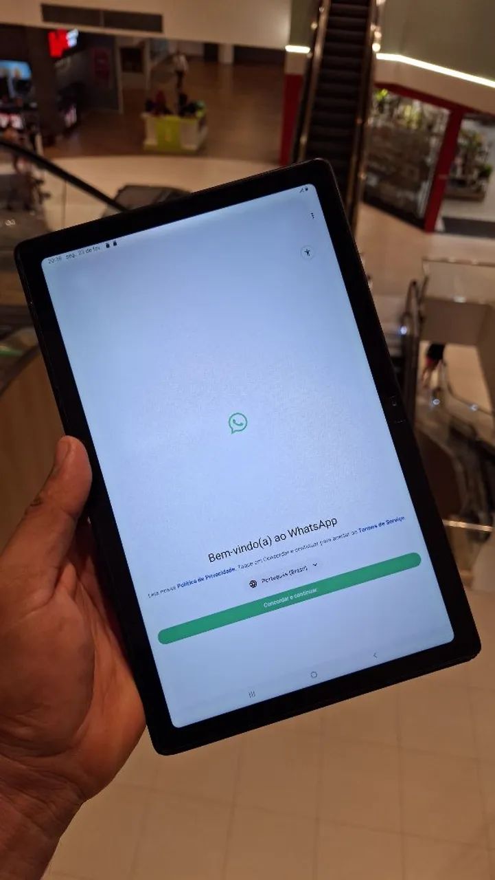 515 Tablet A7 Samsung 10 Polegada Chip 4G 64Gbs/4Gbs Ram Com DETALHE NA TELA - Foto 2