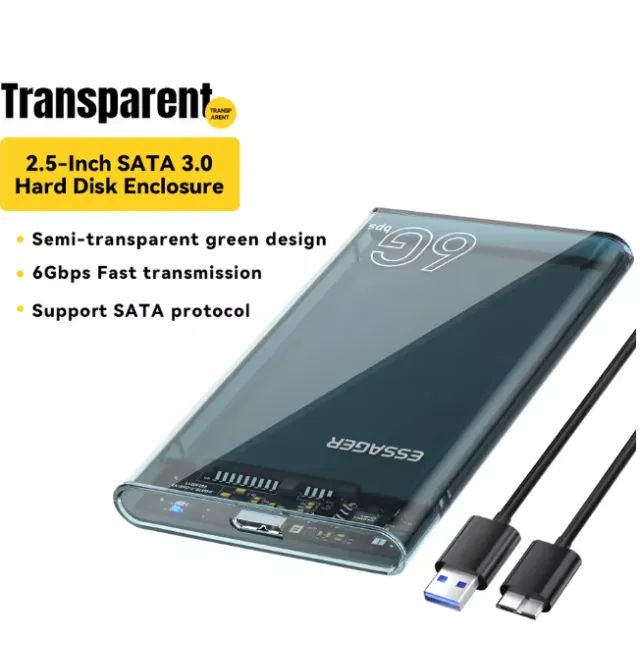 Hd externo case - Usb 3.0 - ótimo para adicionar um ssd - Essager - Foto 2