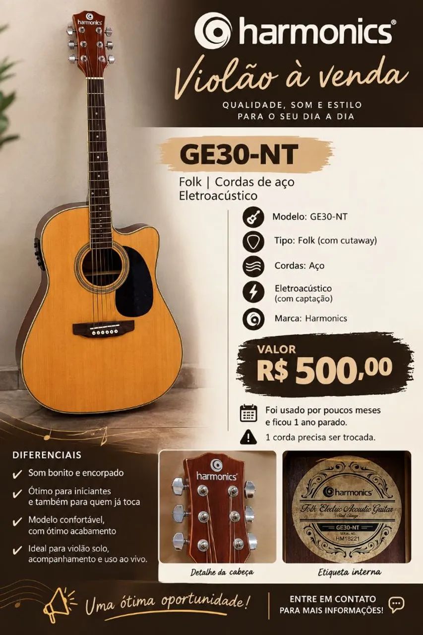 Violação Harmonics GE30-NT