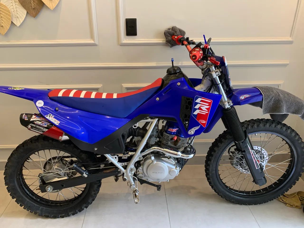 CRF moto Nx200 com motor de 150 carburada  - Foto 2