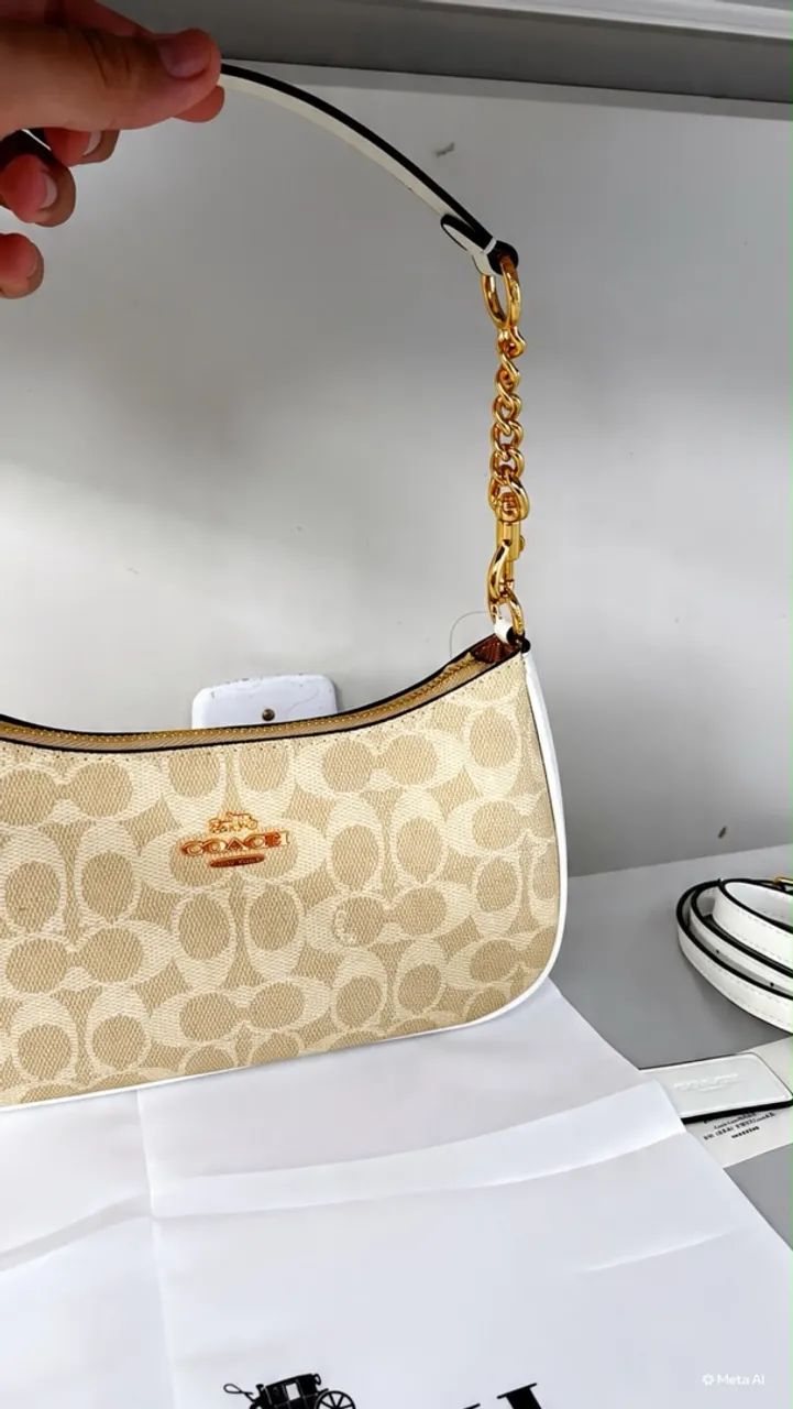 Bolsa Coach Teri Bege