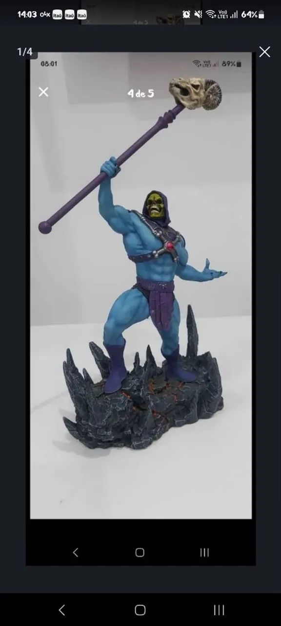 Vendo SKELETOR Iron Studios - novo commcx arte e parda  - Foto 4