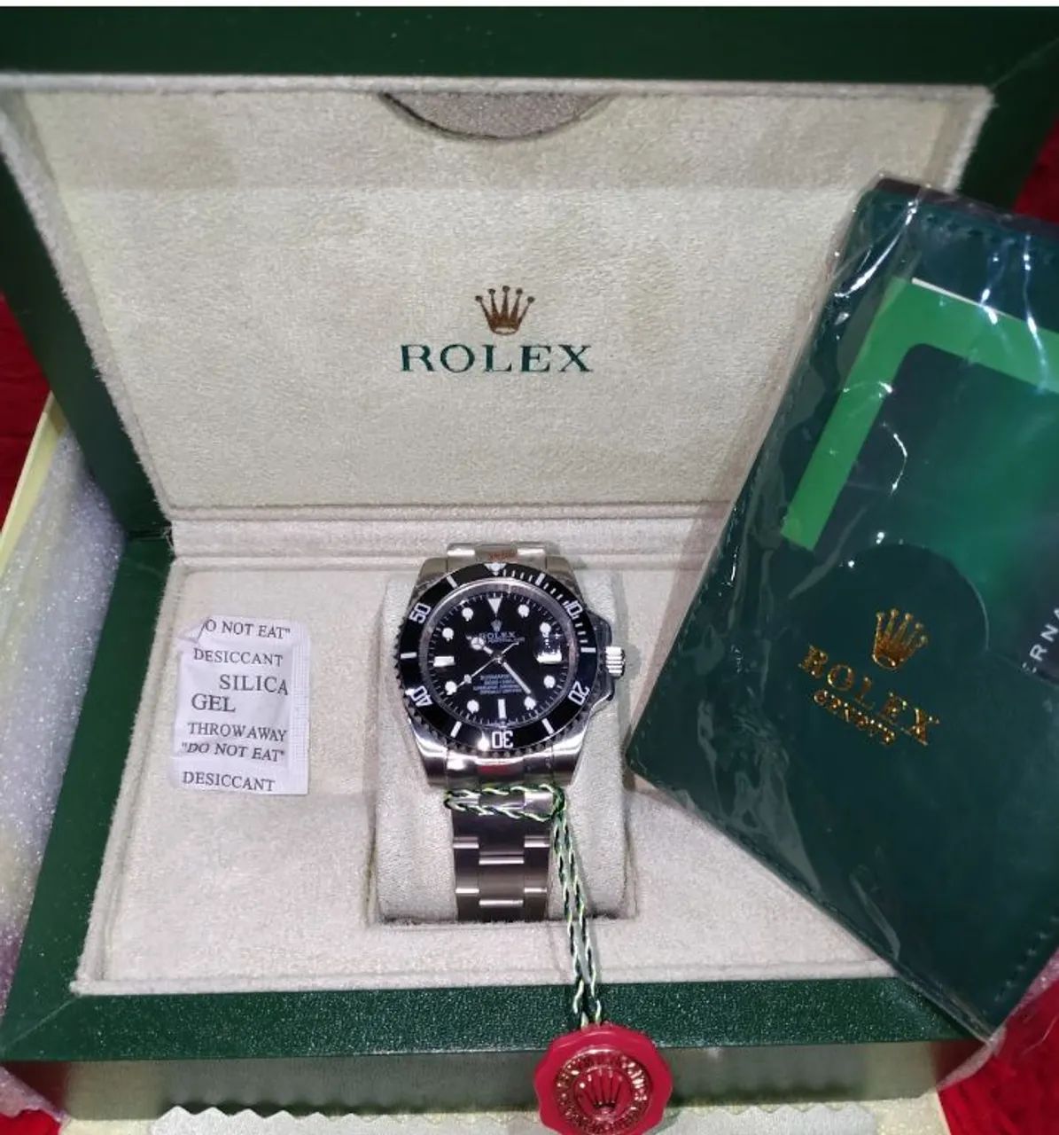 Rolex Submariner visor preto Automático linha Premium AAA+suíço 
