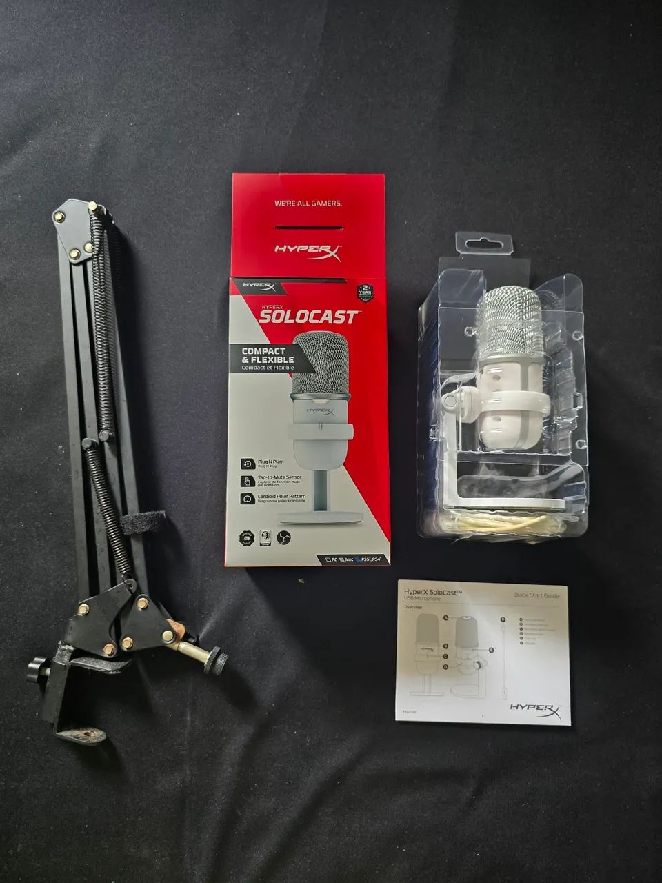 Microfone HyperX Solocast Branco - Foto 5