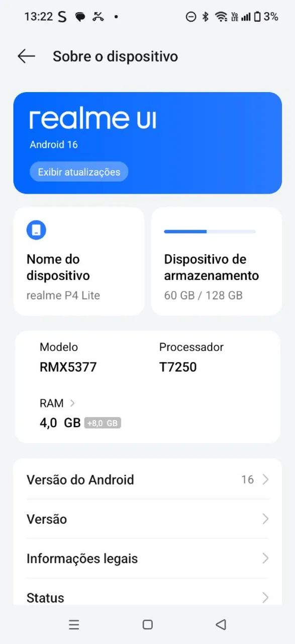 troco Realme p4 lite em iphone