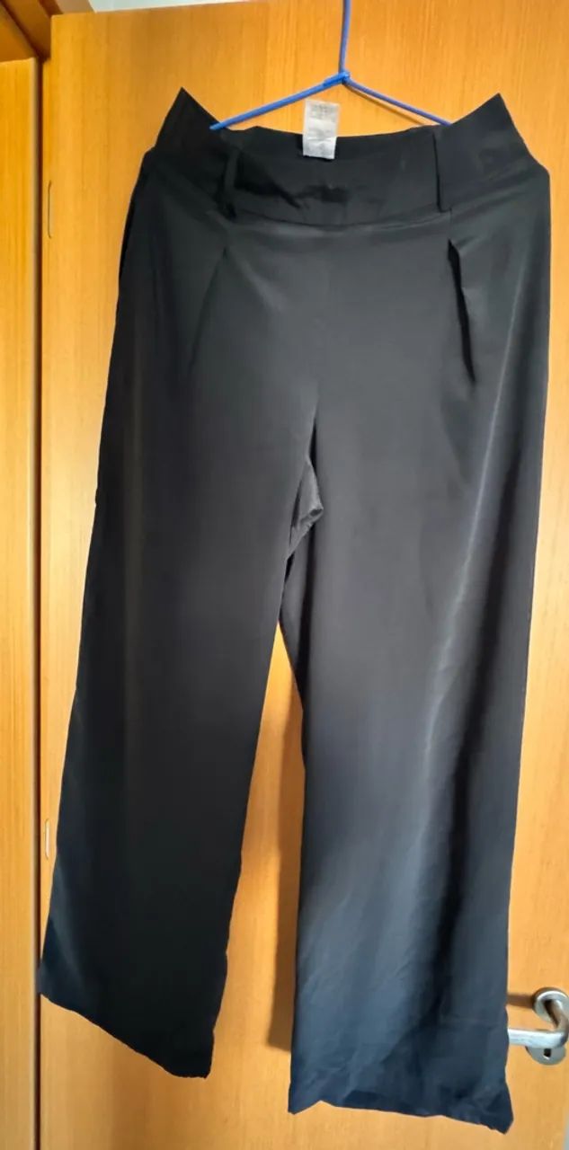 Calça preta tecido leve - Foto 2