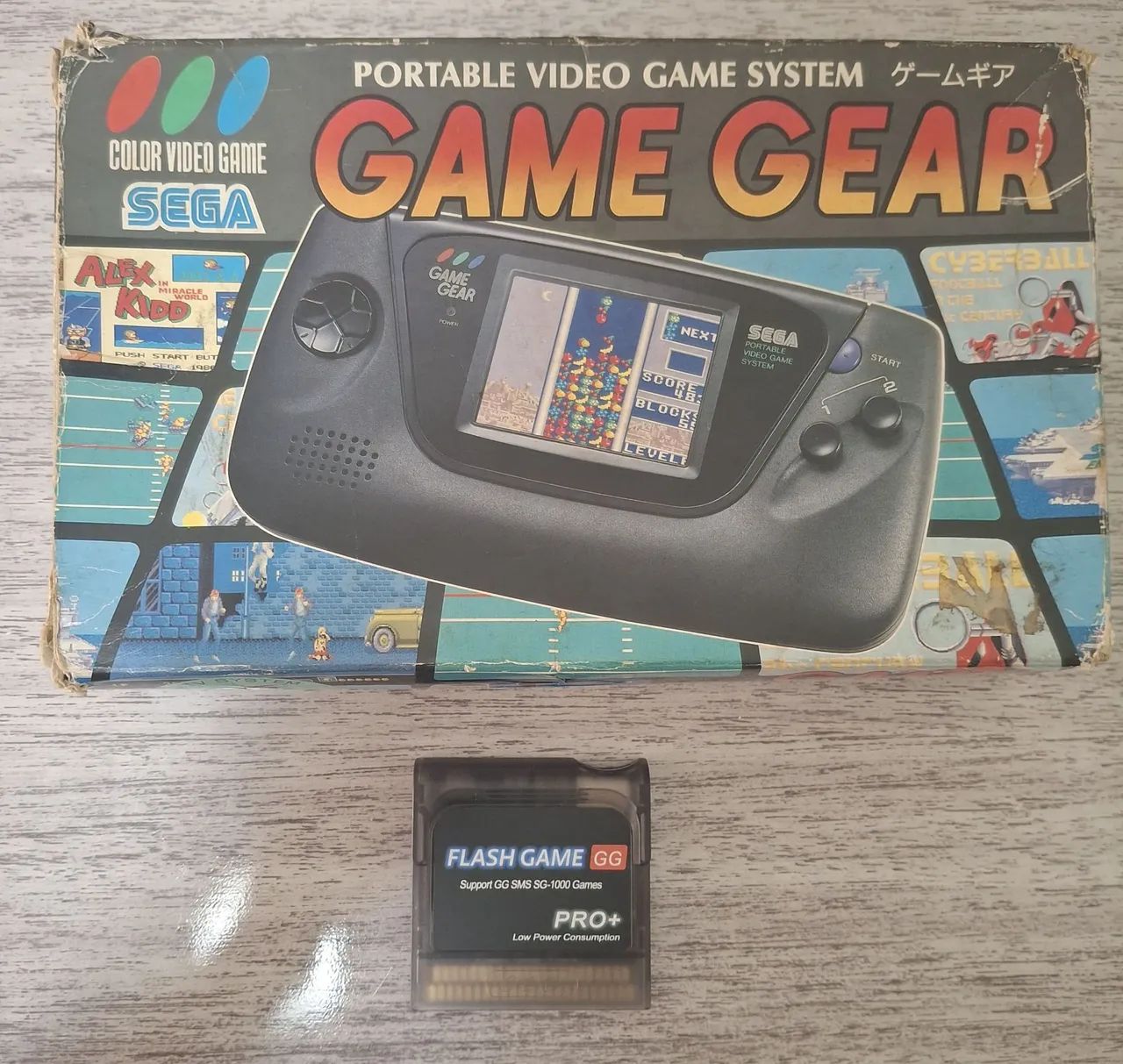 Game Gear com tela IPS, FlashGearpro e caixa - Foto 5