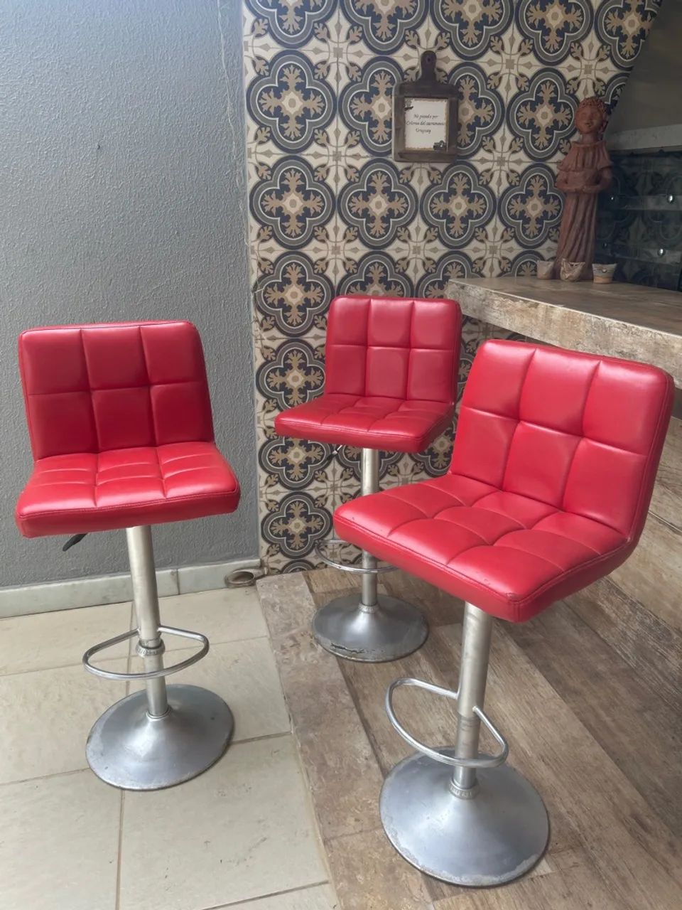 3 BANQUETAS