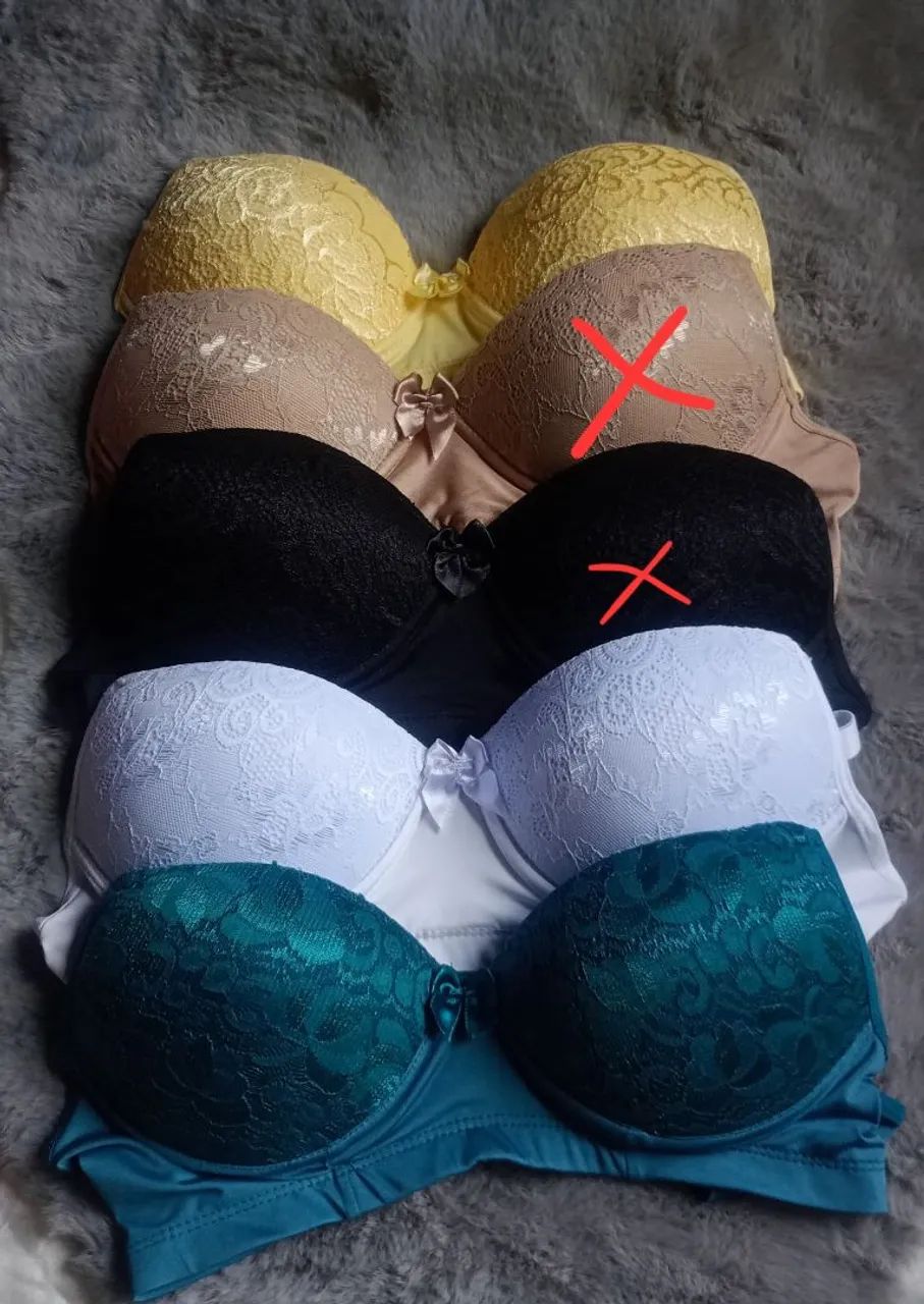 Sutiã liso e renda(alça reforçada)! - Foto 2