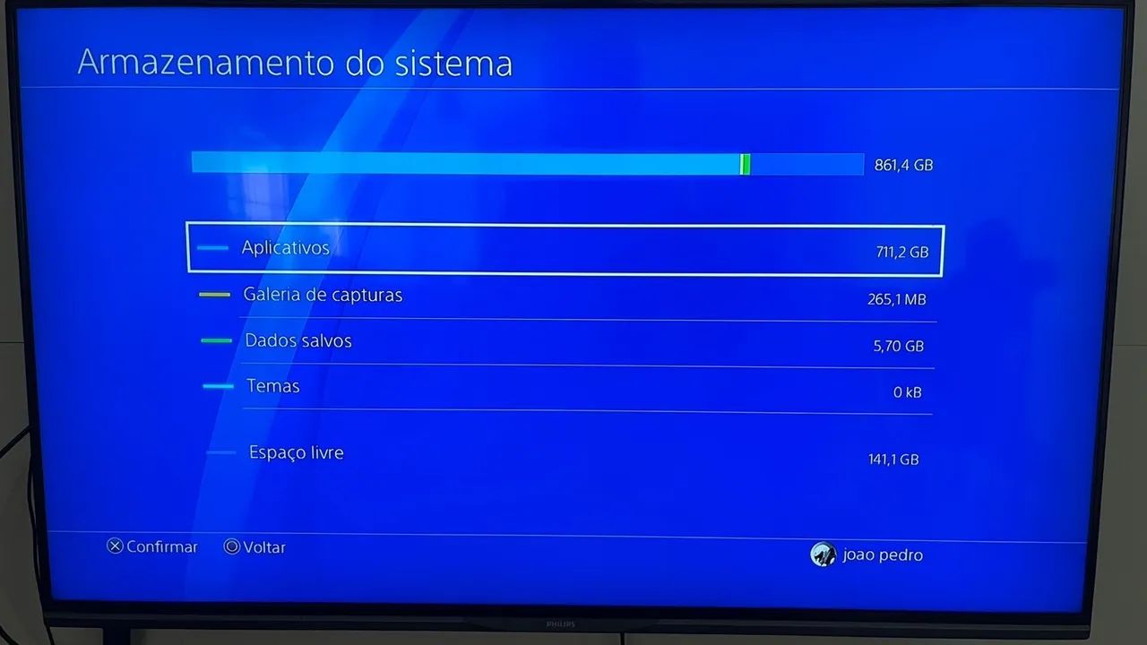 PS4 Pro 21 jogos e 2 controles  - Foto 5