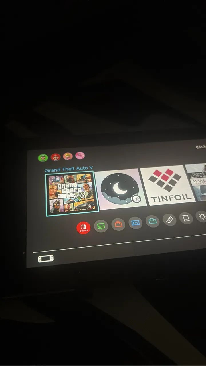  Nintendo Switch com 2 modos desbloqueado e original dando para jogar GTA V - Foto 3