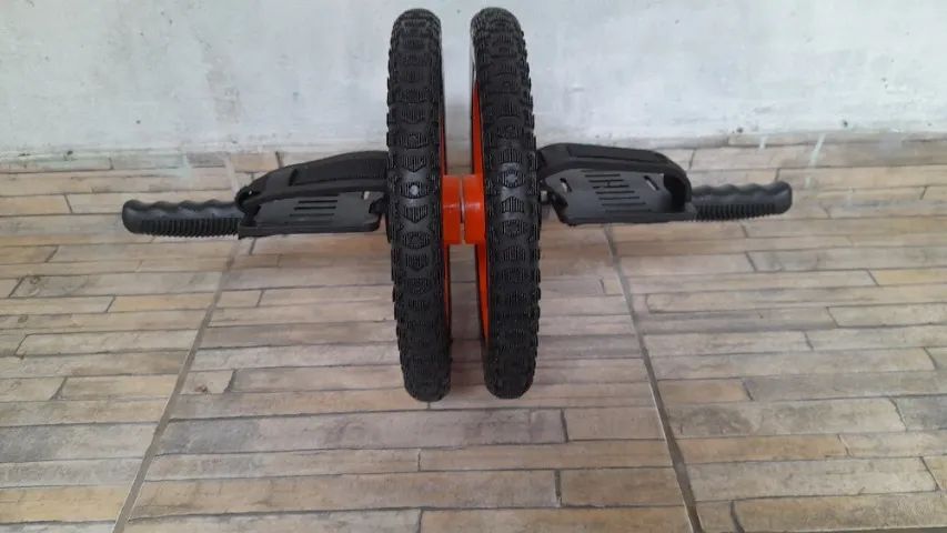 Roda dupla para exercício abdominal mãos e pés - Foto 3