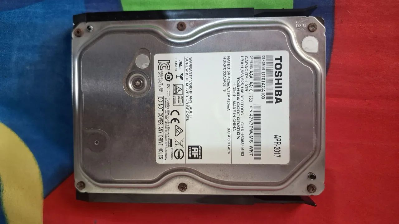 Hd Toshiba 1 terabyte