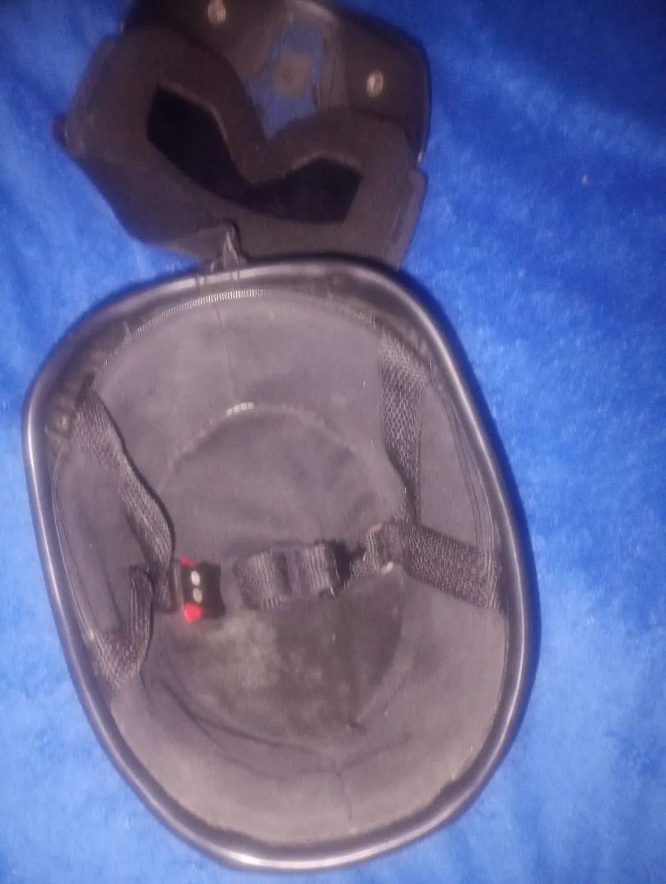 Capacete custom . Fica bem Loko no rosto - Foto 5
