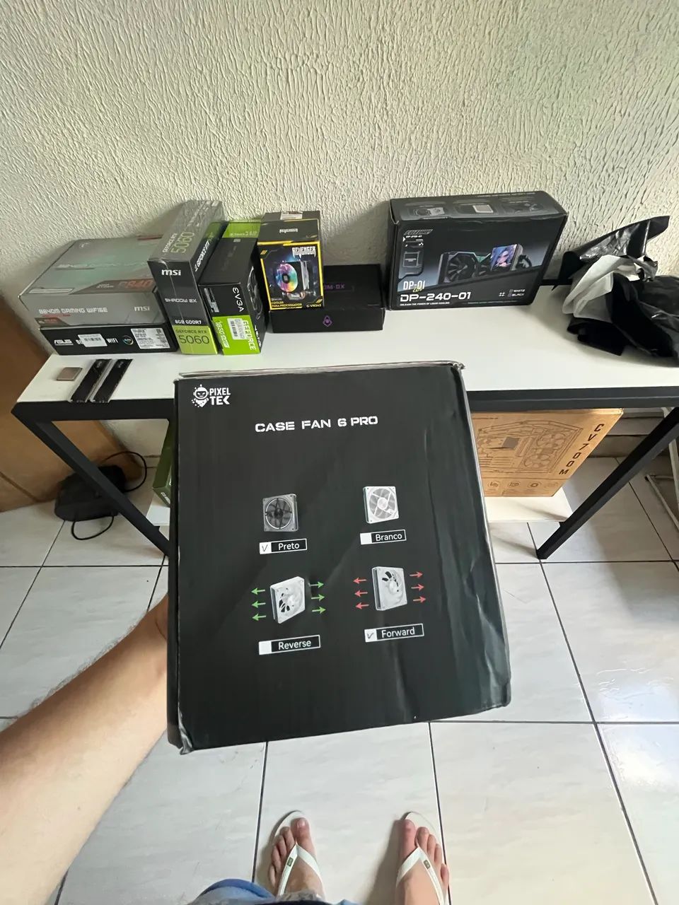 KIT 5 FANS PRO 6 ARGB (NOVO) - Foto 2