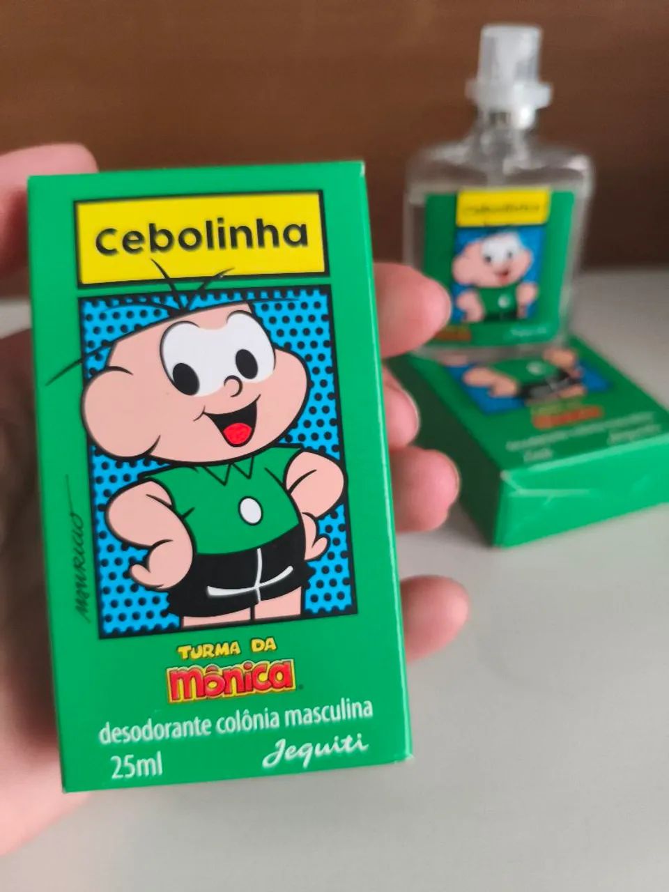 Cebolinha Desodorante Colônia masculina 25ml, kit com 2 unid  - Foto 2