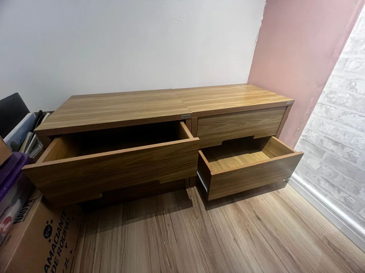 Módulo de Cabeceira Leroy Merlin Nova - 2 gavetas  - Foto 4