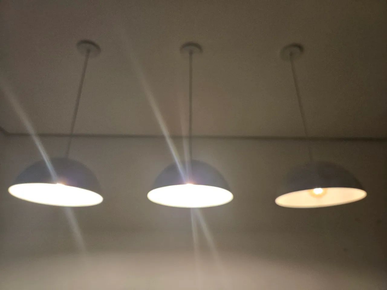 lustre pendente de alumínio estilo meia lua, - Foto 2