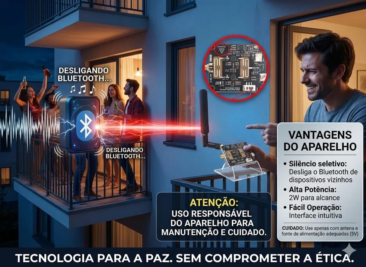 Bloqueador Sinal Bluetooth Jammer - Foto 5