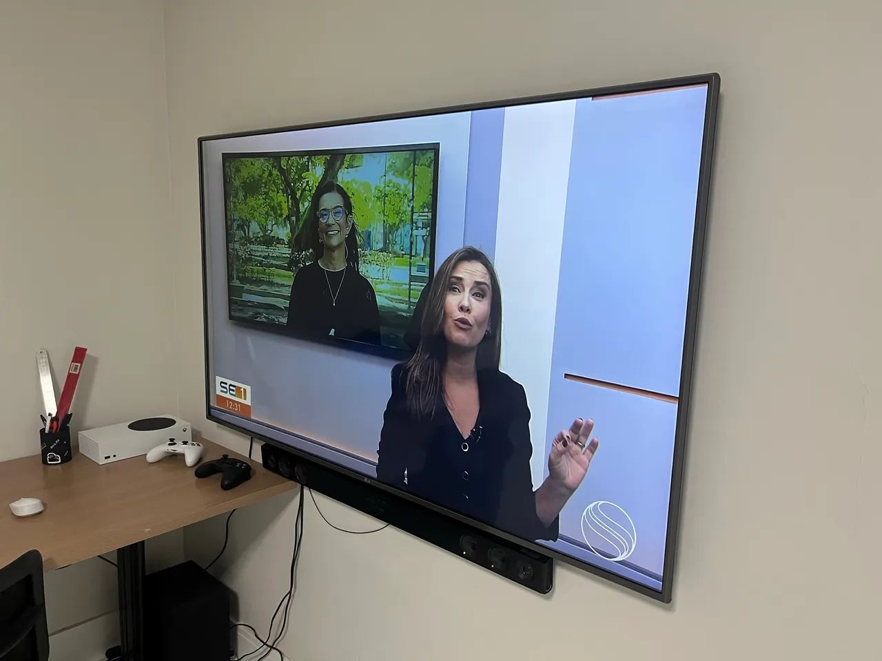 Som + Smart Tv LG 65 polegadas 4k