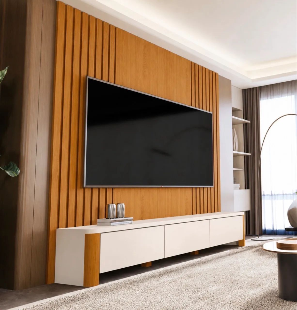 Painel Sierra 2.18 e Rack Mônaco 2.17m para TV até 85 polegadas R$ 2.160,00 - Foto 2