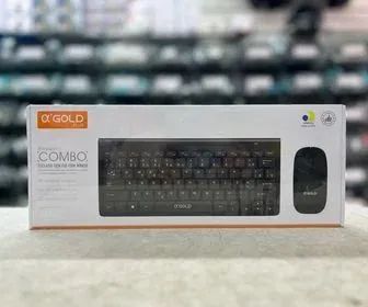 Kit teclado e mouse com ou sem fio 