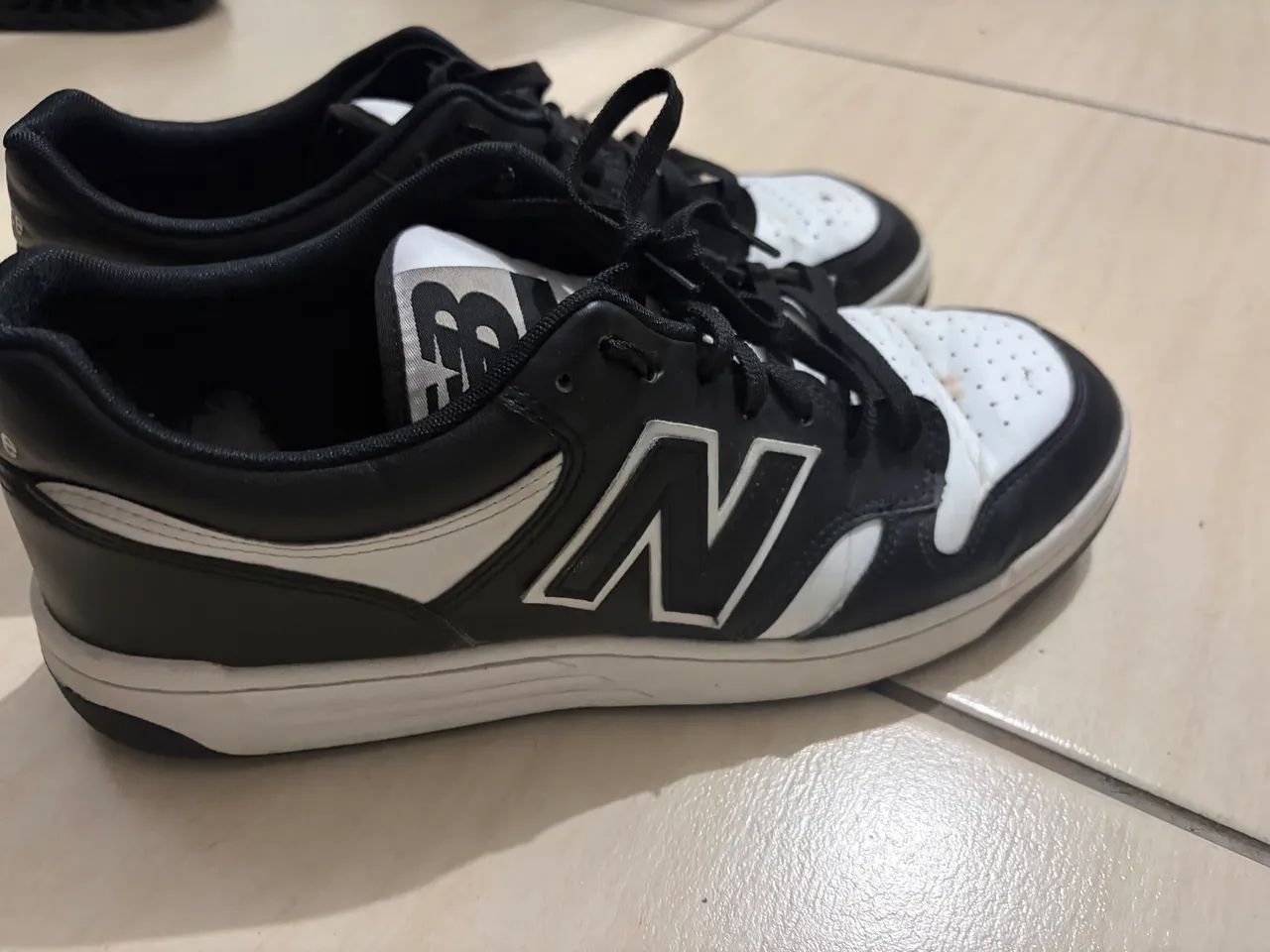 New Balance 480 - Preto e Branco - Foto 3
