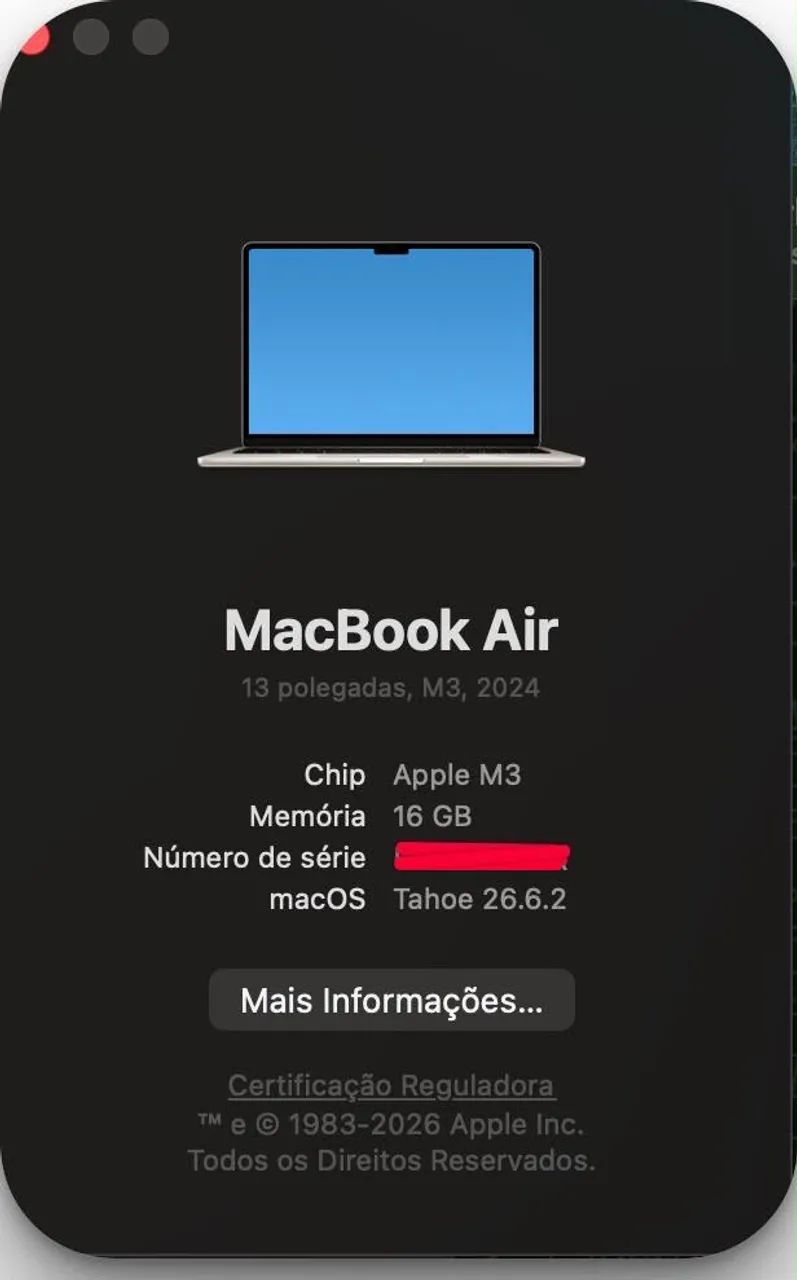 MacBook Air M3 16Gb