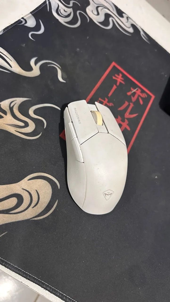 Mouse MACHENIKE SEM FIO COR BRANCO  - Foto 2