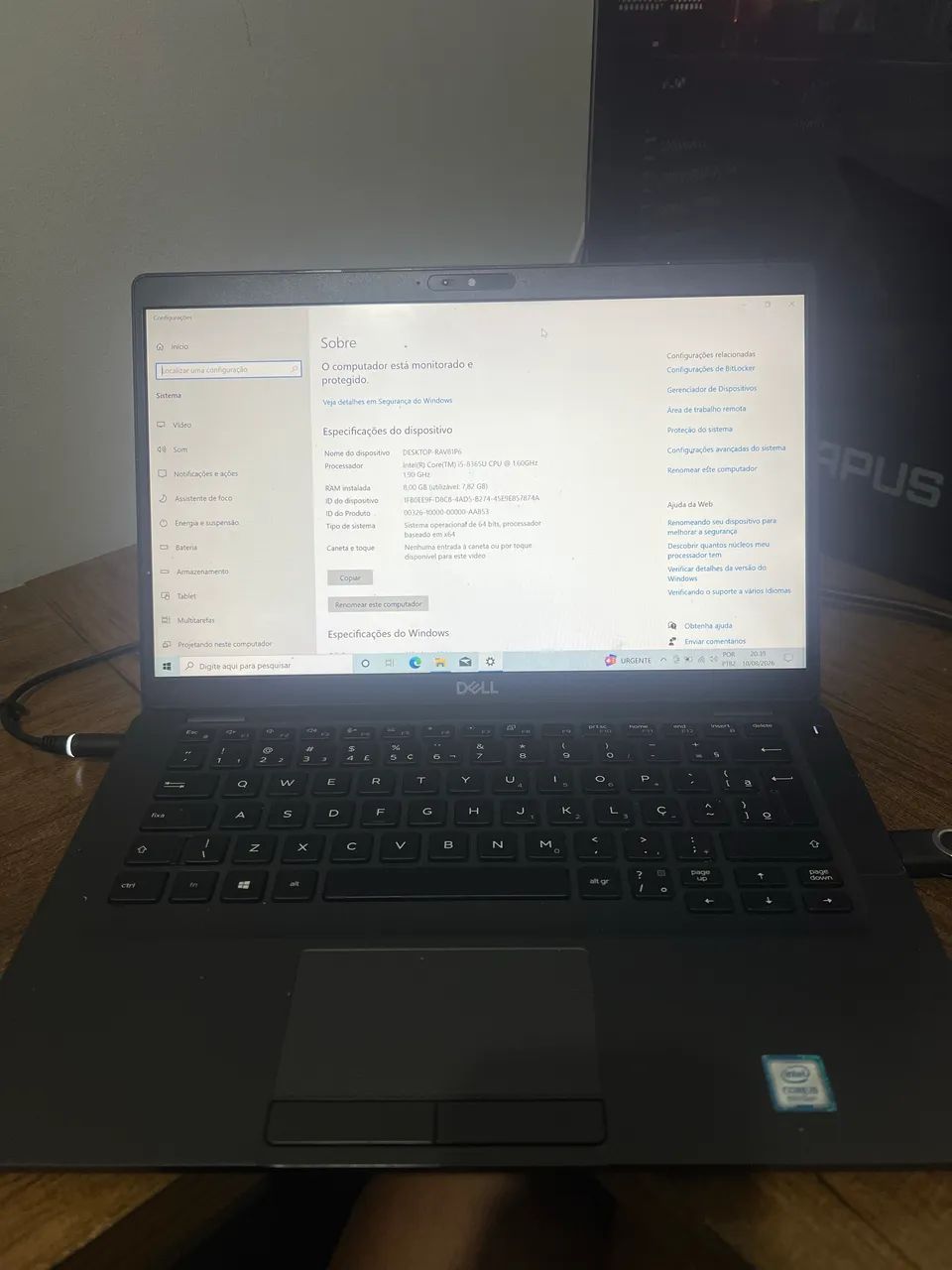 Notebook Dell 5400 