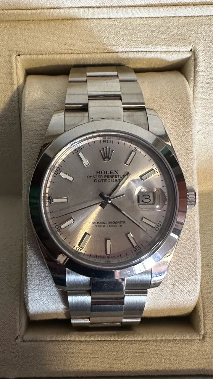 Rolex Datejust Silver Dial - Foto 5