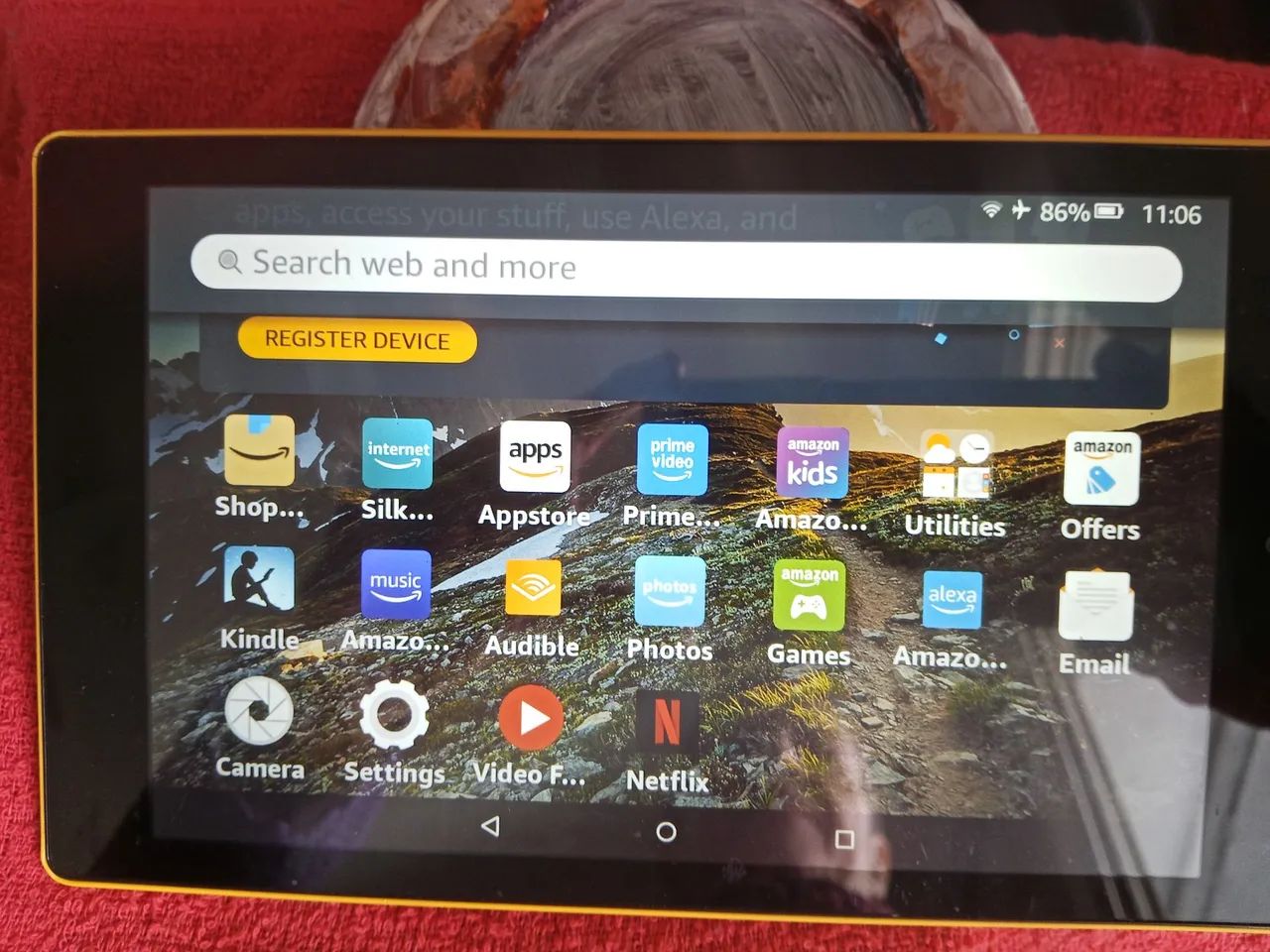 Lindão !Tablet Amazon Fire 8  7a geração Tela 8 polegadas Lindão 