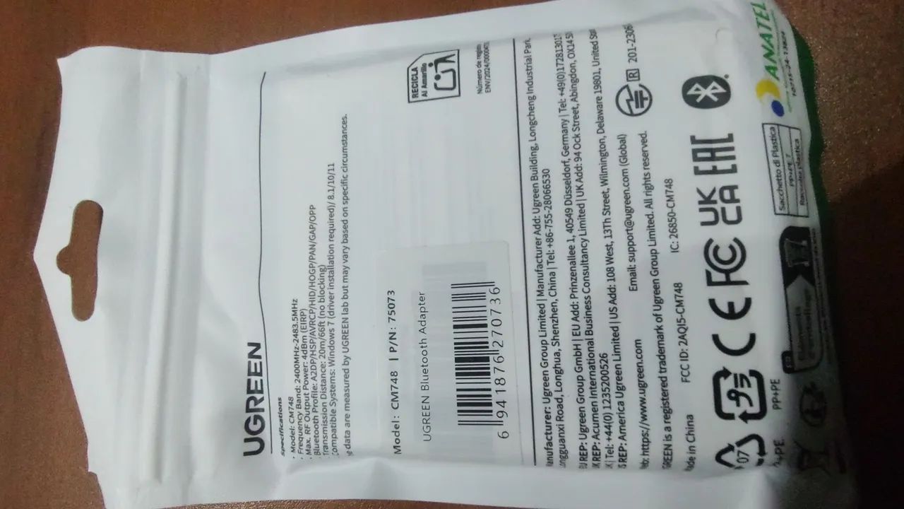 Adaptador Bluetooth Pc Ugreen  - Foto 2